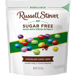 Russell Stover - Sugar Free Chocolate Candy Gems - 7.5 oz Discount Free Shipping