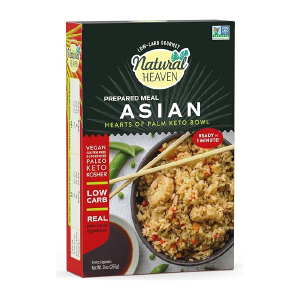 Natural Heaven - Hearts of Palm - Keto Bowl Ready Meal - Asian - 1 Pack Grey Outlet Store Online