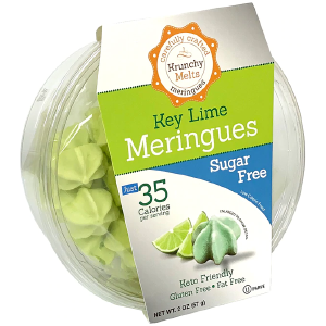 Krunchy Melts - Sugar Free Meringue - Key Lime - 2 oz Clearance Geniue Stockist
