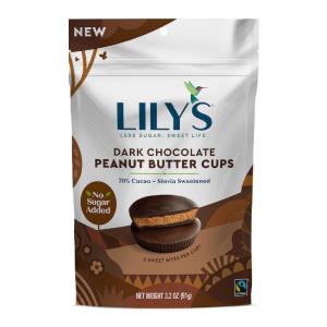 Lily's - Peanut Butter Cups - Dark Chocolate 70% Cacao - 91 g Extremely For Sale