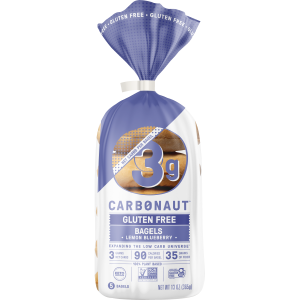 Carbonaut - Gluten Free Bagels - Lemon Blueberry - 335g Free Shipping Best Pices