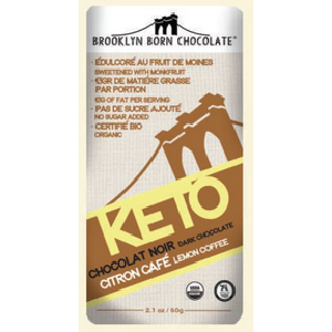 Brooklyn Born Chocolate - Keto Bar - Lemon Coffee - 60g Cheap Sale Finishline