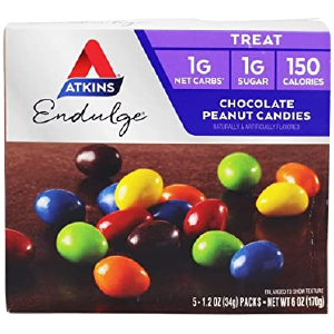 Atkins Endulge - Chocolate Peanut Candies - 5 Pack - 5 oz. Discount 2025 Newest