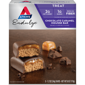Atkins Endulge Bars - Chocolate Caramel Mousse - 5 Bars Shop Offer