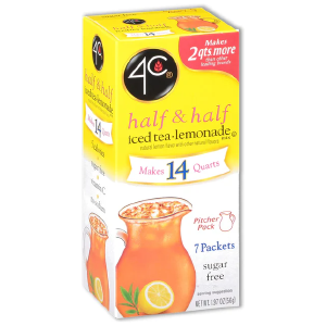 4C Pitcher Pack Drink Mix - Half & Half - 7 packets Best Place For Sale