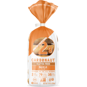 Carbonaut - Gluten Free Bagels - Plain - 335g Perfect