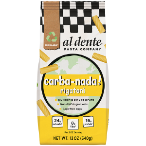 Al Dente - Carba-Nada - Rigatoni - 12 oz Sast For Sale