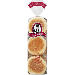 Aunt Millie's - Live Carb Smart - English Muffin - 6 muffins Official Online