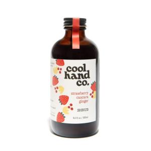 Cool Hand Co. Strawberry Cascara Ginger Shrub Tart Syrup 250ml 100% Authentic Sale Online
