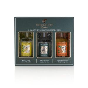 Sipsmith Triple Gin Mini Set 3x5cl Brand New Unisex Cheap Online