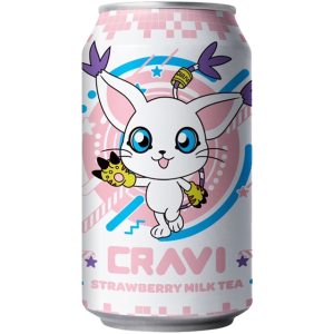 Cravi Strawberry Milk Tea (10.65oz)(Taiwan) Footlocker For Sale