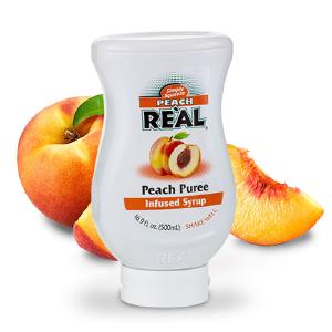 Real Peach Puree Infused Syrup 16.9 Fl Oz Sale Fake