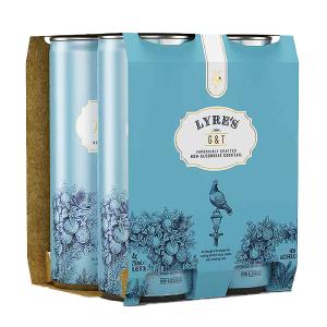 Lyre's G&T Non-Alcoholic 250ml Cocktail RTD (4 Pk) For Cheap