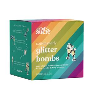 Art of Sucre Rainbow Cotton Candy Glitter Bombs For Drinks Cheap Fashionable