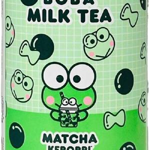 A-SHA Sanrio Boba tea with milk matcha KEROPPI (1 Can) 2025 New