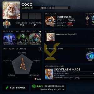 Legend I | MMR: 3070 - Behavior: 8443 View