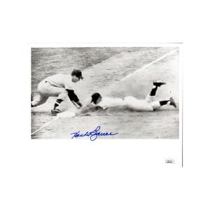 Hank Bauer New York Yankees Autographed 8x10 Sliding Photo (JSA) Outlet Best Place