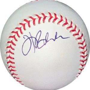 Hank Blalock signed Rawlings Official Major League Baseball- JSA Holo #EE63132 Big Discount Online