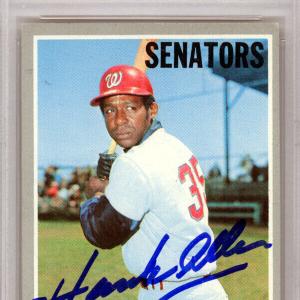 Hank Allen Autographed 1970 Topps Card #14 Washington Senators PSA/DNA #26774658 Outlet Nicekicks