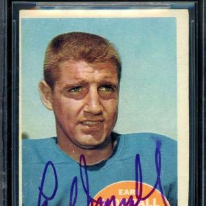 Earl Morrall Beckett BAS Signed 1960 Topps Autographed Buy Cheap Best