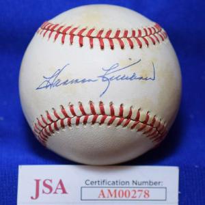 Harmon Killebrew JSA Cert Autograph American League OAL Signed Baseball Clearance 100% Original