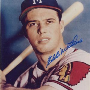 Eddie Mathews Autographed 8x10 Photo Cheap Comfortable