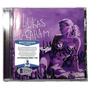 Lukas Graham Signed 3 (The Purple Album) Compact Disc with CD Booklet Beckett Certified Free Shipping The Cheapest