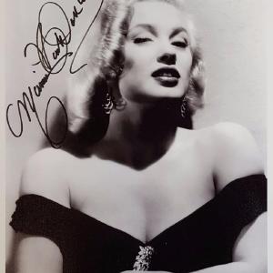 Mamie Van Doren Signed 11x14 Canvas Photo Playboy Playmate OC Dugout Hologram Cheap Sale Now