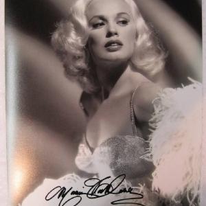 Mamie Van Doren Signed 16x20 Autograph Photo Playboy Model Auto OC Dugout Holo A Cheap Sale Footaction
