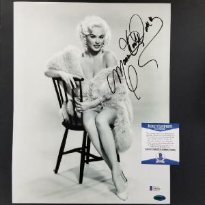 Mamie Van Doren signed 11x14 Photo #8 Actress Playboy Autograph Beckett BAS COA Outlet For Sale