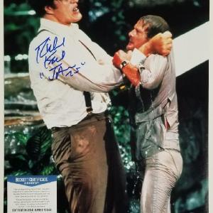 Richard Kiel signed "Jaws" 11x14 #3 Moonraker Autograph  Beckett BAS COA Clearance Affordable