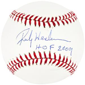 Rickey Henderson Autographed MLB Baseball A's, Yankees HOF 2009 MLB Holo 213877 Buy Cheap Clearance Store
