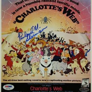 RICHARD M. SHERMAN Signed 8x10 Photo DISNEY Charlotte's Web PSA/DNA COA Cheap Sale Reliable