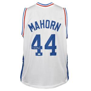 Rick Mahorn Signed Philadelphia White Basketball Jersey (JSA) Cheap Sale Big Sale