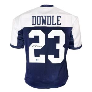 Rico Dowdle Signed Dallas Thanksgiving Football Jersey (Beckett) Free Shipping Geniue Stockist