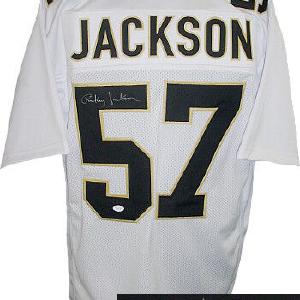 Rickey Jackson signed White TB Custom Stitched Pro Style Football Jersey XL- JSA Free Shipping Popular