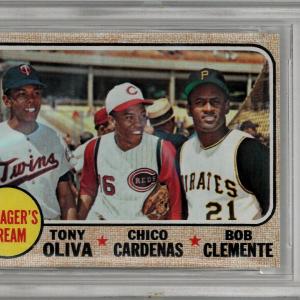 Roberto/Bob Clemente 1968 Topps Manager's Dream Card #480- BVG Graded 6 EX-MT Clearance For Cheap