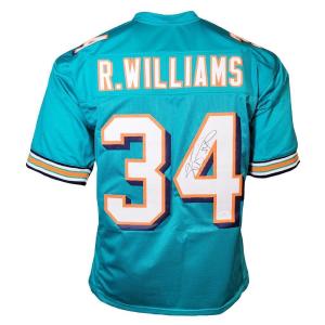 Ricky Williams Signed Miami Pro Teal Football Jersey (JSA ) Extremely Cheap Pice