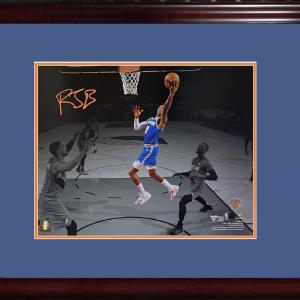 RJ Barrett Knicks Signed 11x14 Rookie Spotlight Photo Framed Auto Fanatics COA Where To Buy
