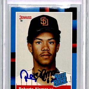 Roberto Alomar Signed 1988 Donruss #34 Trading Card Beckett 44494 Store Online