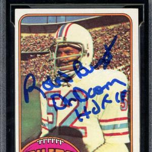 Robert Brazile Gem Mint 10 Beckett BAS Signed 1976 Topps Rookie Autograph Sale Professional