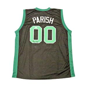 Robert Parish Boston Celtics Autographed Signed Pro-Style Black Jersey (JSA COA) Outlet Newest