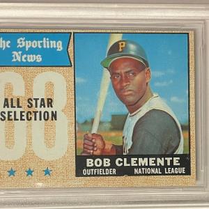 Roberto Clemente 1968 Topps All Star Baseball Card #374- BVG Graded 5 Excellent Buy Authentic Online