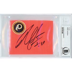 Robert Griffin III Washington Commanders Signed Football Pylon Cut Beckett Auth Auto RG3 Get To Buy