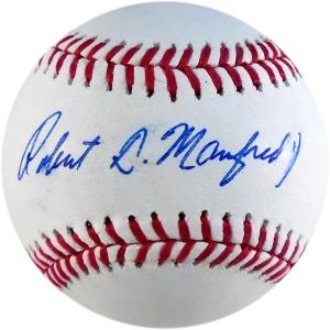Robert Manfred Autographed Baseball (JSA) Fast Delivery For Sale