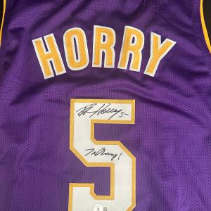 Robert Horry signed custom Lakers jersey For Sale