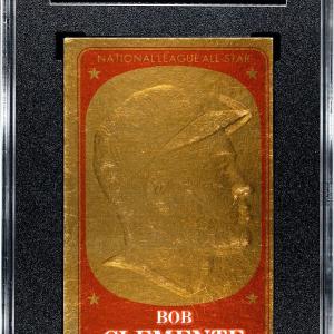 Roberto Clemente 1965 Topps Embossed Baseball Card #19- SGC Graded 3.5 VG Free Shipping Best Place