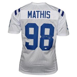 Robert Mathis Signed Indianapolis Pro White Football Jersey (JSA) Clearance For Cheap