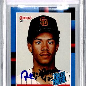 Roberto Alomar Signed 1988 Donruss #34 Trading Card 10 Grade Beckett 44491 Outlet New