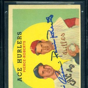 Robin Roberts Billy Pierce Gem Mint 10 BAS Beckett Signed 1959 Topps Autograph Free Shipping Discounts
